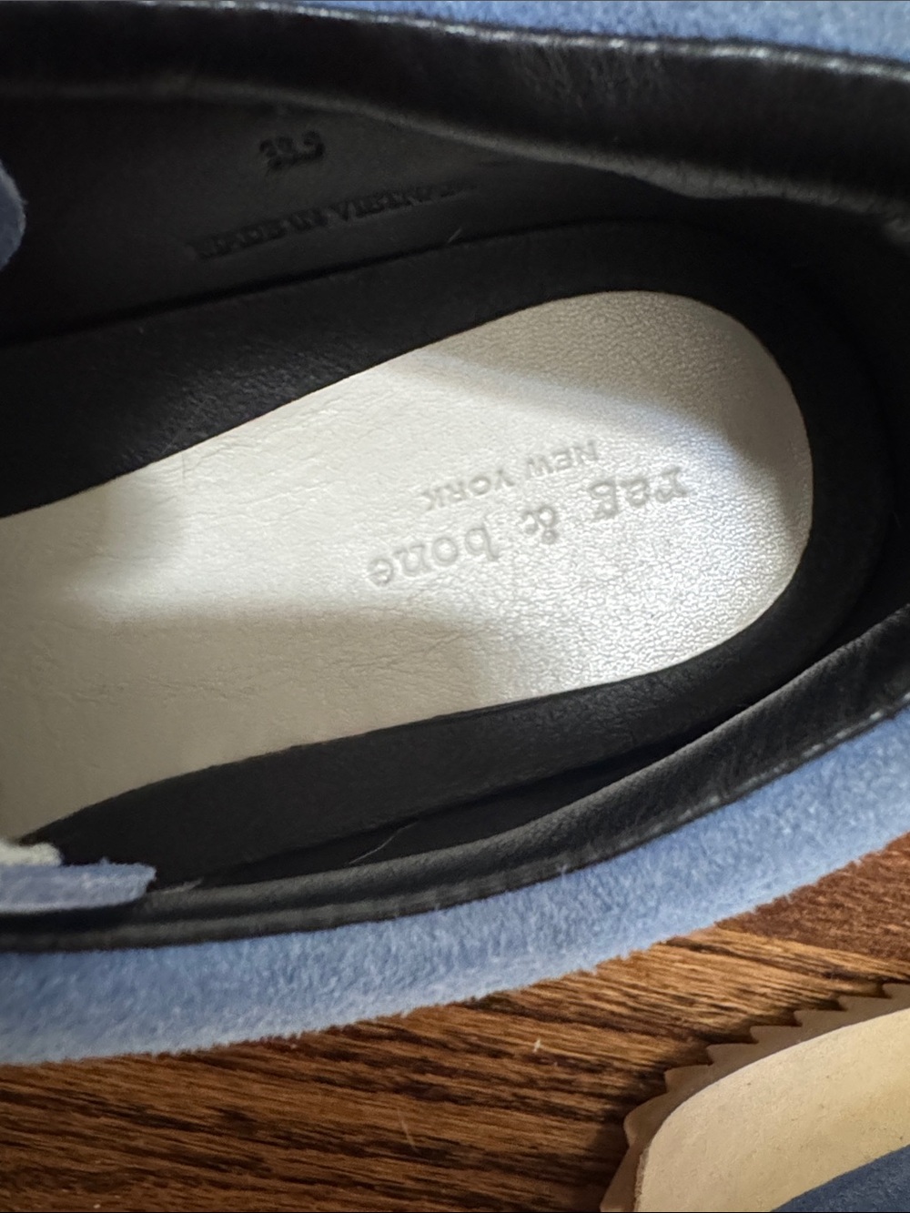 Rag & Bone Retro Sneaker in retro blue suede size 38.5 - Picture 8 of 8